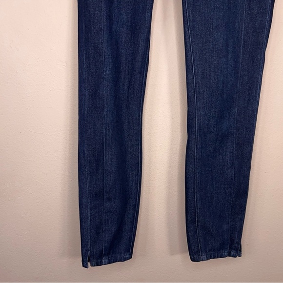 Size 28 Pilcro High Rise Denim Jegging Blue Stretch Pull On Style Anthropologie - Picture 9 of 13